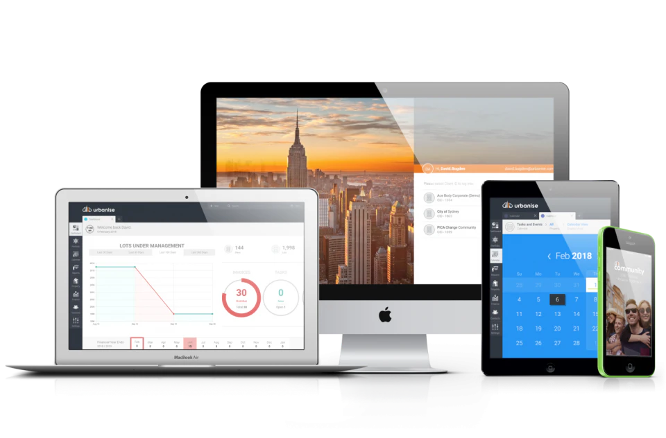 screenshot of Urbanise Strata